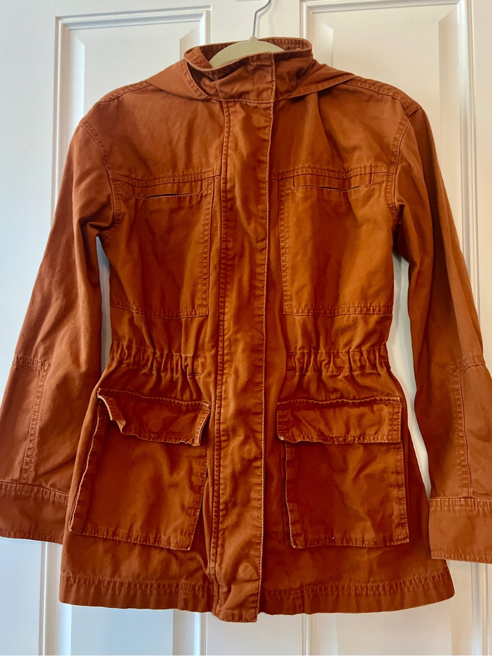 Universal Thread Women's Rust Orange Utility Jacket XS - Picture 2 of 14